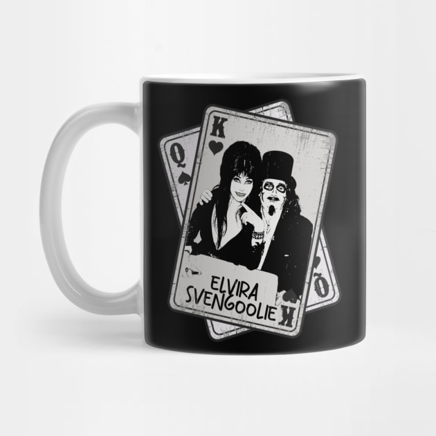 Retro Elvira & Svengoolie Card Style by Slepet Anis
